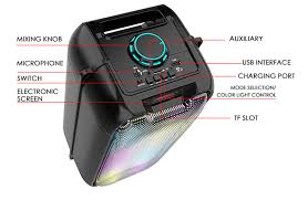 ZQS Bt Speaker - ZQS 4235- Bluetooth - Microphone - Led - Radio